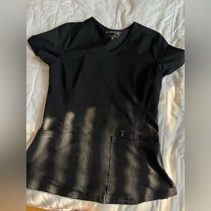 Black scrub top